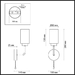 Бра Lumion Comfi Dallin 5640/1W