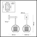 Бра Odeon Light Pendant Clocky 4939/1W
