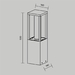 Ландшафтный светодиодный светильник Maytoni Outdoor Expo O480FL-L12B3K