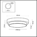 Настенный светильник Odeon Light Drops Holger 2746/1C