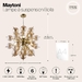 Подвесная люстра Maytoni Bolla MOD133PL-06BS