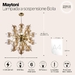 Подвесная люстра Maytoni Bolla MOD133PL-06BS