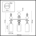 Подвесная люстра Odeon Light Classic Bizet 4855/3C