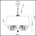 Подвесная люстра Odeon Light Classic Niagara 3921/4