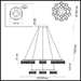 Подвесная люстра Odeon Light FIVRE 5032/96L