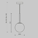 Подвесной светильник Maytoni Basic form MOD321PL-01G1