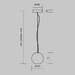 Подвесной светильник Maytoni Modern Basic Texture MOD461PL-01B