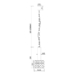 Подвесной светильник Maytoni Rock Me MOD027PL-01BS