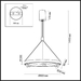 Подвесной светильник Odeon Light BEVEREN 6683/103L