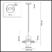 Подвесной светильник Odeon Light Hatty 5014/1B