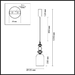 Подвесной светильник Odeon Light PALLETA 5045/12LA