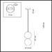 Подвесной светильник Odeon Light Pendant Twixy 4980/1B
