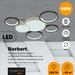 Потолочный светодиодный светильник Lumion Ledio Norbert 5253/99CL