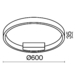 Потолочный светодиодный светильник Maytoni Rim MOD058CL-L35WK
