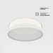 Потолочный светодиодный светильник Maytoni Zon C032CL-90W4K-RD-W