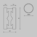 Шинопровод Maytoni Technical Flarity Busbar TRX154-R-D650-B