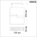 Трековый низковольтный светодиодный светильник Novotech Shino Kit 358535