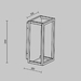 Уличный настенный светильник Maytoni Outdoor Frame O527WL-L12B3K