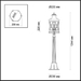 Уличный светильник Odeon Light Nature Sation 4045/3F