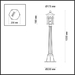 Уличный светильник Odeon Light Nature Virta 4044/1F