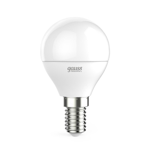 Лампа светодиодная Gauss E14 8W 3000K матовая 53118