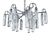 Люстра NEWPORT 4526+3/C chrome new