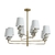 Подвесная люстра Freya Ceramics FR2029PL-08BS