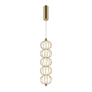 Подвесной светодиодный светильник Maytoni Golden Cage MOD216PL-L10G3K