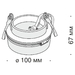 Встраиваемый светодиодный спот Maytoni Technical Magic DL2003-L12B4K