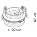 Встраиваемый светодиодный спот Maytoni Technical Magic DL2003-L12W